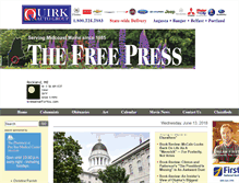 Tablet Screenshot of freepressonline.com